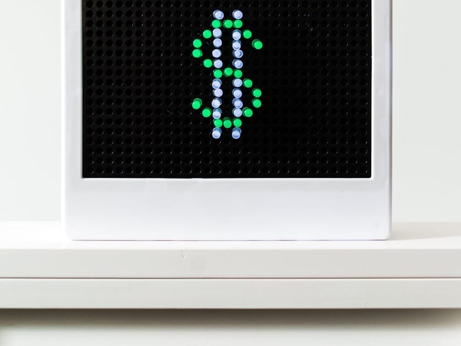 small led lights make dollar sign