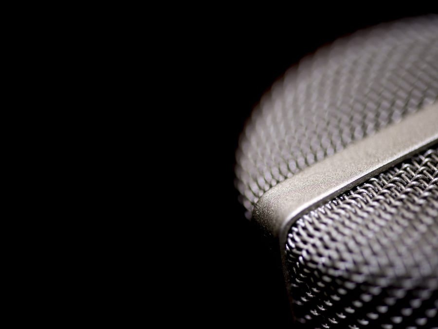 microphone closeup
